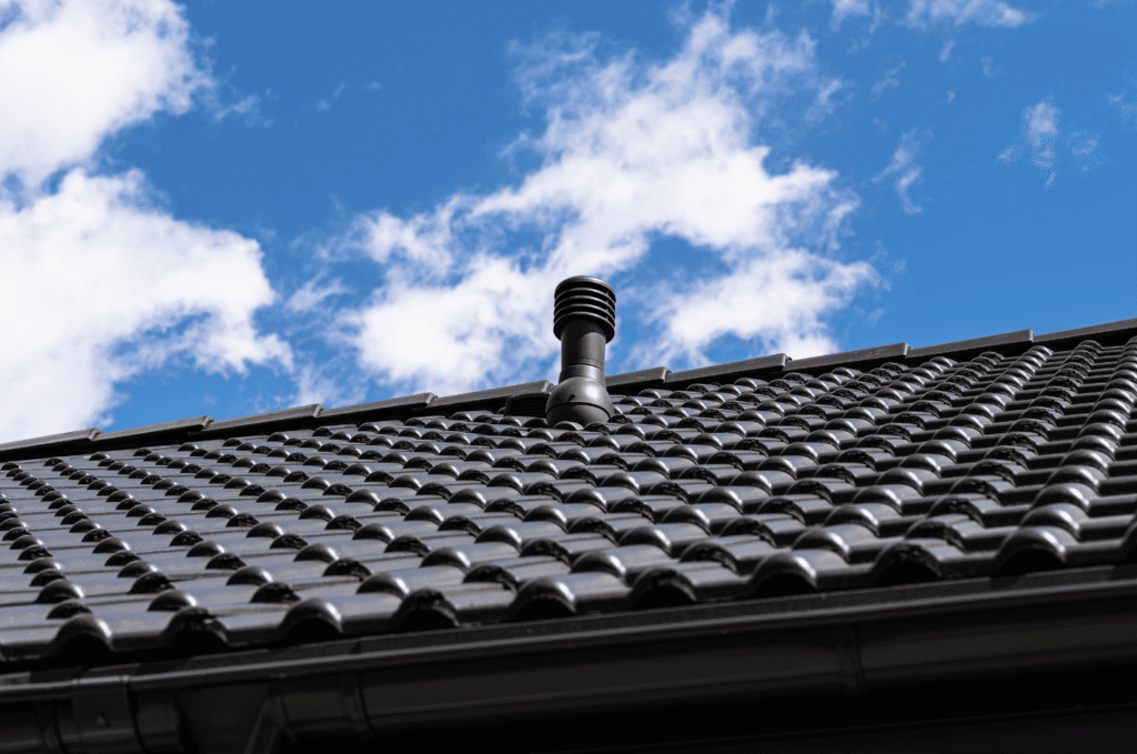 Residential roof vent showing an airflow point reviewed for poor attic ventilation during a professional roof inspection.
