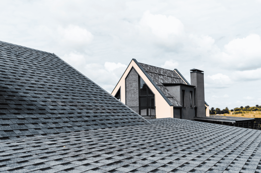 Finished shingle roof showing planned residential roof installation areas and replacement considerations for a Boston home.